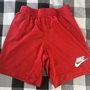 Red Nike Shorts - Size 6 Kids